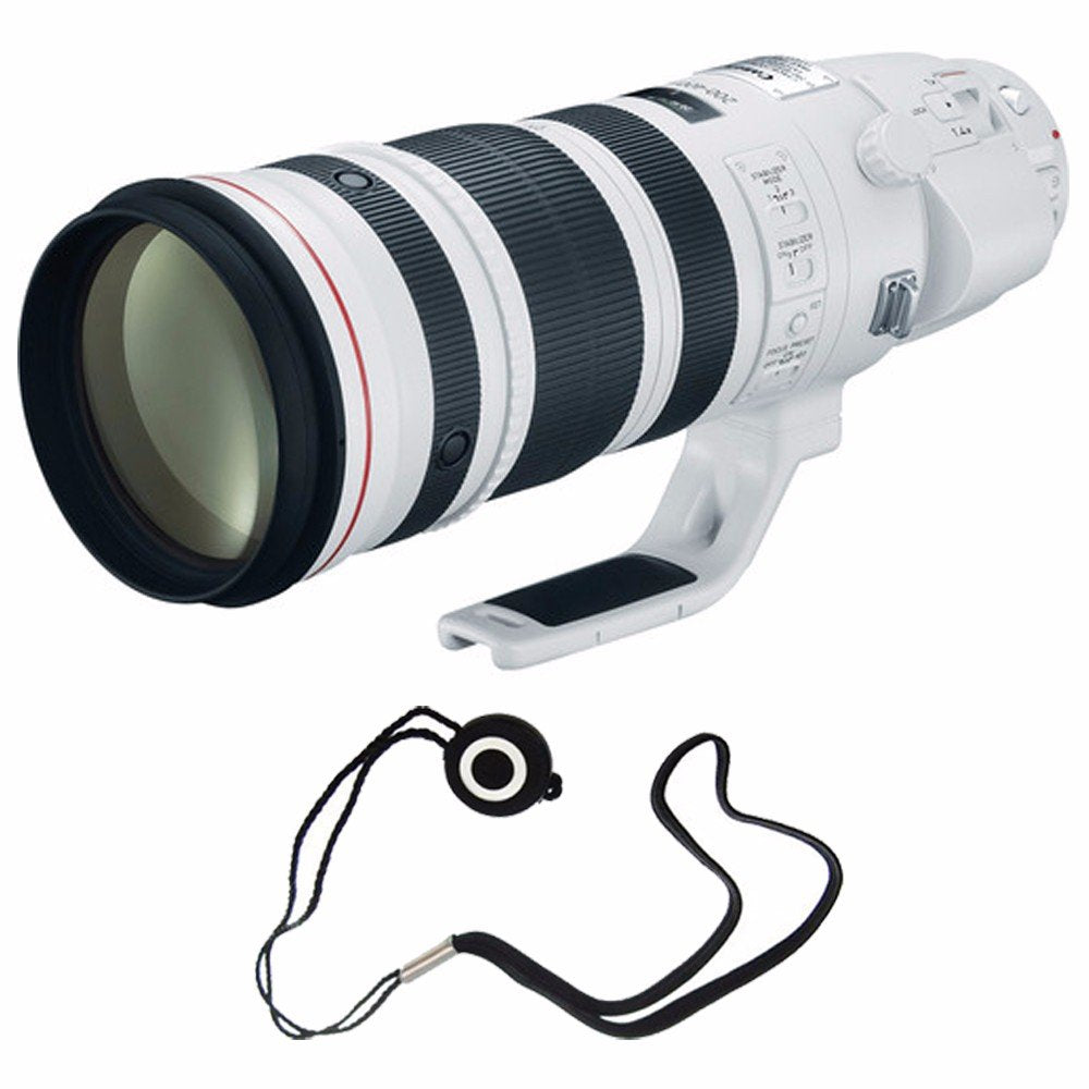 Canon EF 200-400mm f/4L is USM Lens (International Model) + Lens Cap Keeper Bundle