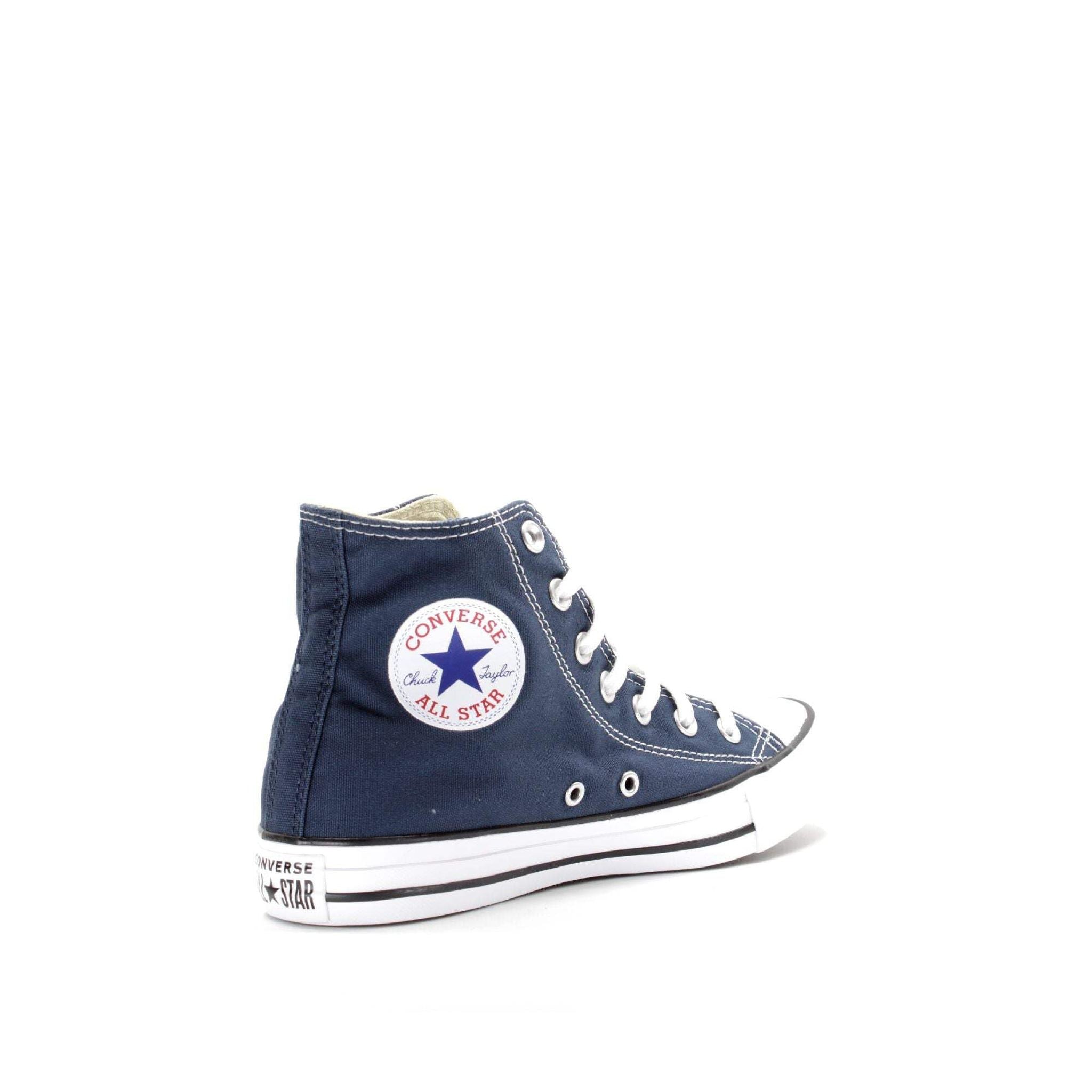 Converse Unisex Chuck Taylor All Star Hi Top Sneaker Shoes Navy Blue Navy, 10 B M US Women / 8 D M US Men