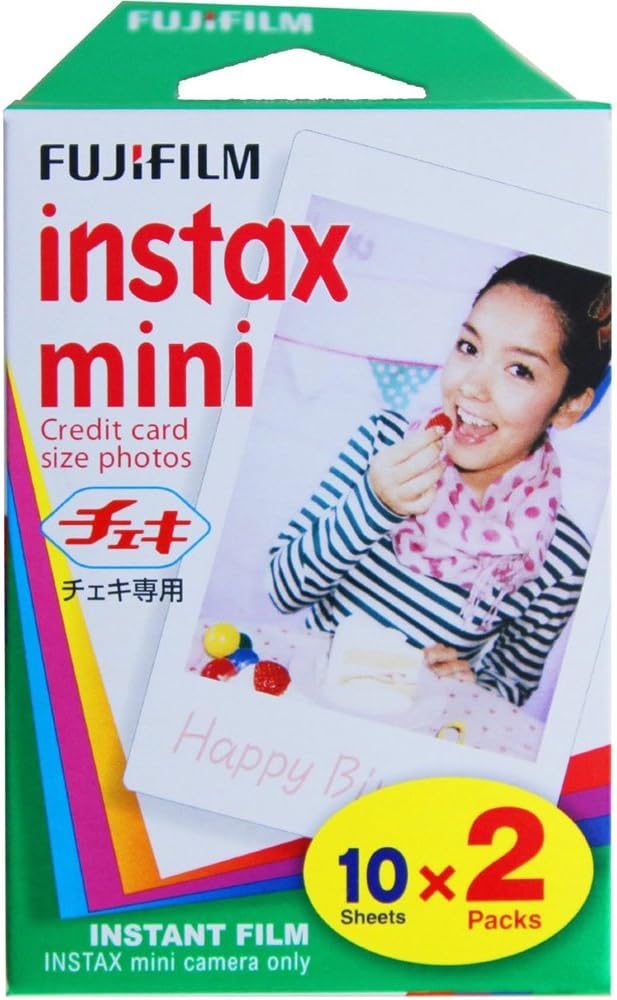 Fujifilm Instax Mini 9 Instant Camera (Flaming Pink) with 40 Instant Film Photos