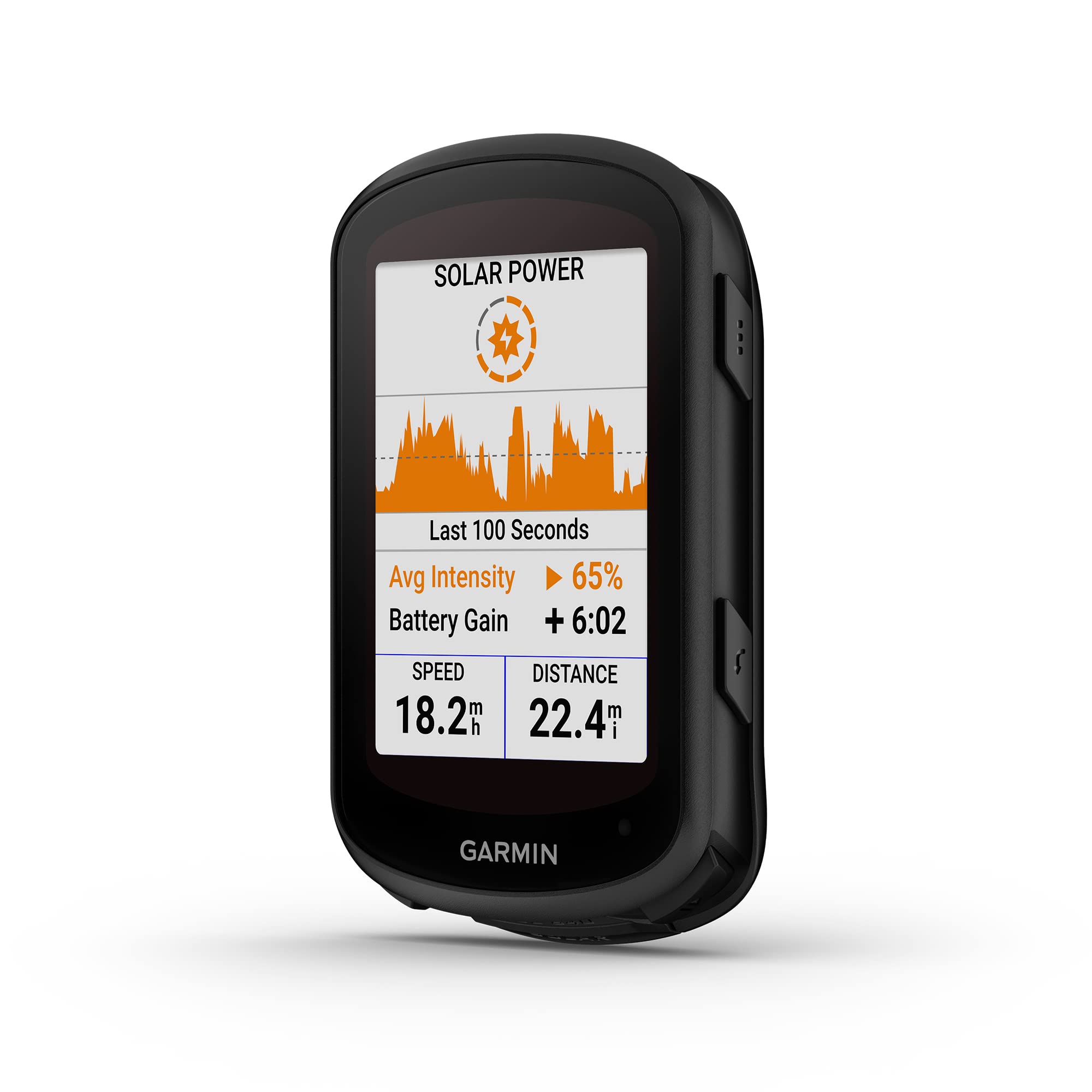 Garmin Edge 840 Solar, Solar-Charging GPS Cycling Computer with Touchscreen and Buttons, Targeted Adaptive Coaching, Advanced Navigation and More