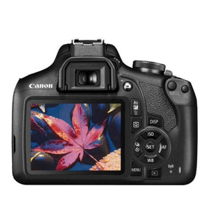 Canon EOS Rebel T7 DSLR Camera Double Zoom Lens Kit with EF-S 18-55mm and EF 75-300mm Lenses, 24.1 Megapixel CMOS APS-C Sensor, Full HD Videos, Wi-Fi, Beginner Photographers, Digital Camera, Black