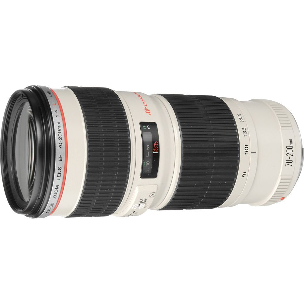 Canon EF 70-200mm f/4L USM Telephoto Zoom Lens for Canon EF Mount + Accessories International Model with 2 Year Warrant