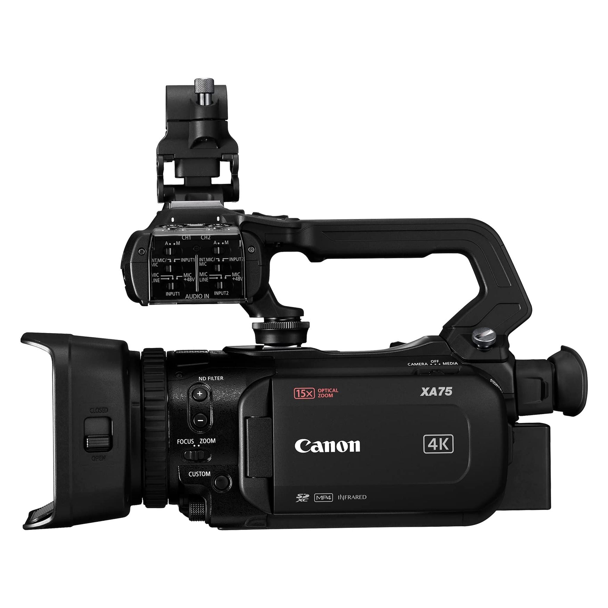 Canon XA75 4K Professional Camcorder PAL System