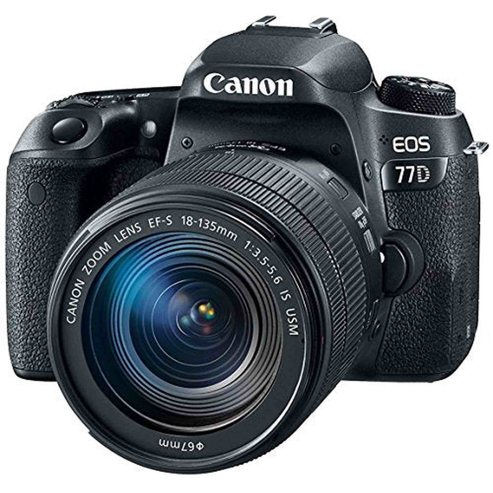 Canon EOS 77D EF-S 18-135 IS USM Kit - Used Canon