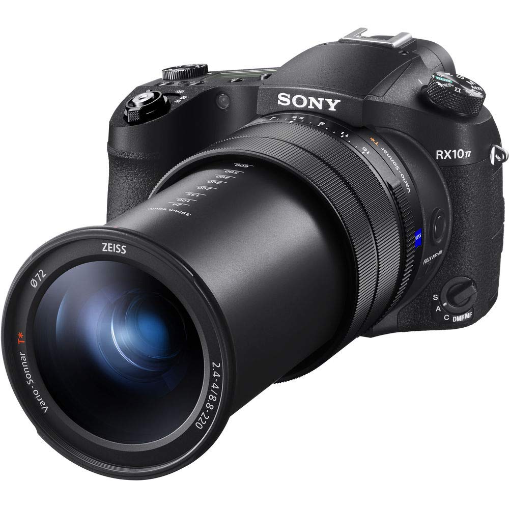 Sony Cyber-shot DSC-RX10 IV Camera DSCRX10M4/B With Soft Bag, 64GB Memory Card, Card Reader , Plus Essential Accessories