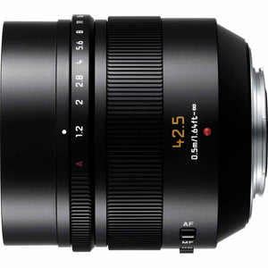 Panasonic Leica DG Nocticron 42.5mm f/1.2 ASPH. Power O.I.S. Lens for Micro Four Thirds Mount + Accessories Internation Panasonic