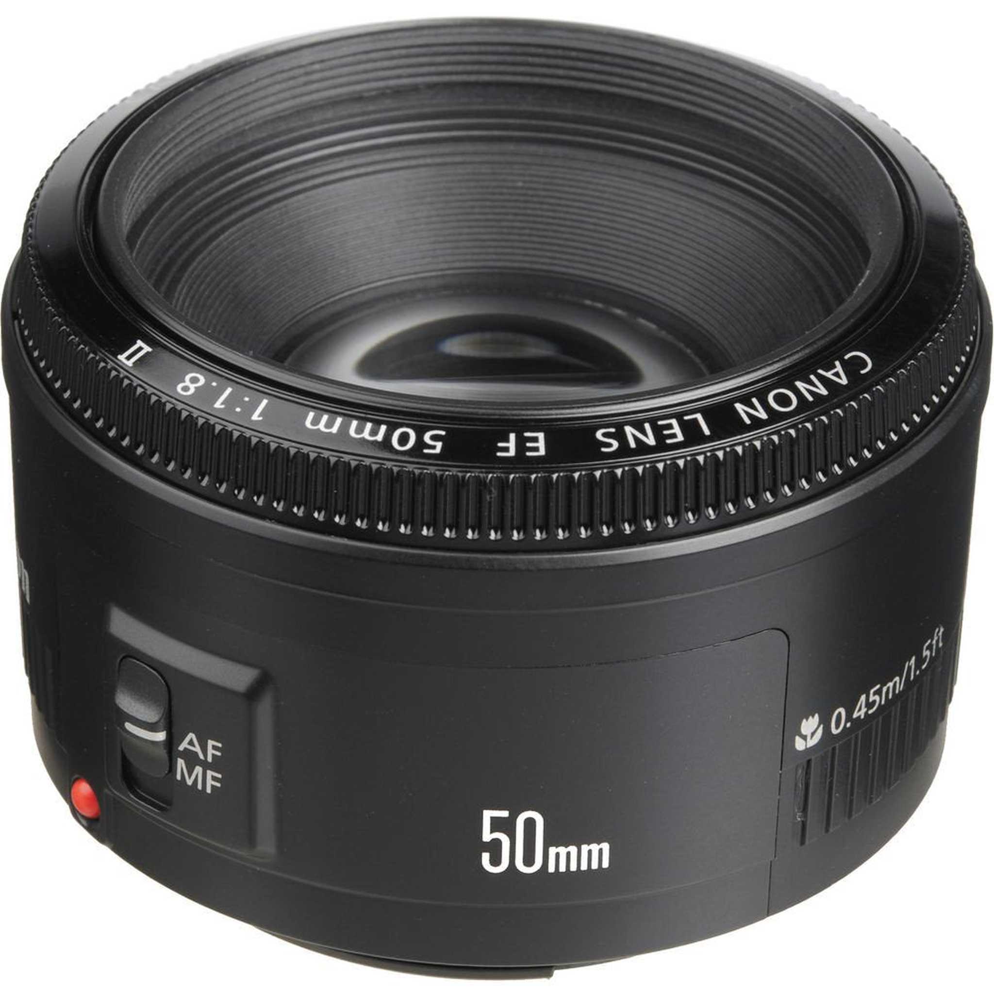 Canon EF 50mm f/1.8 II Lens Renewed - Reconditioned Canon