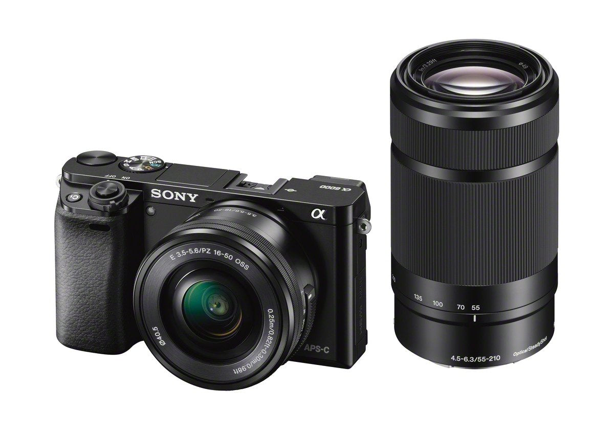 Sony Alpha a6000 Mirrorless Digital Camera w/ 16-50mm and 55-210mm Power Zoom Lenses