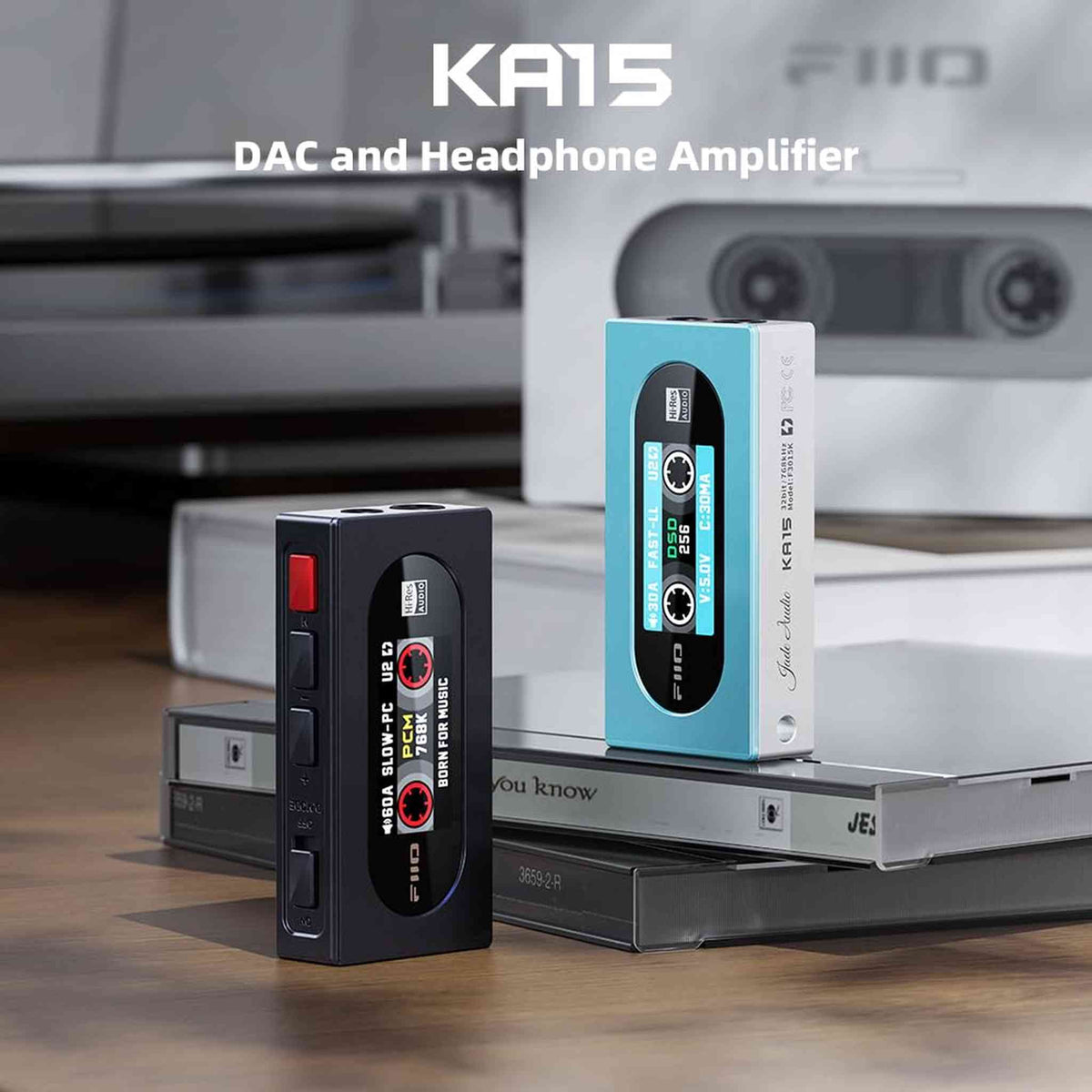 FIIO KA15 Portable DAC and Headphone Amplifier Black