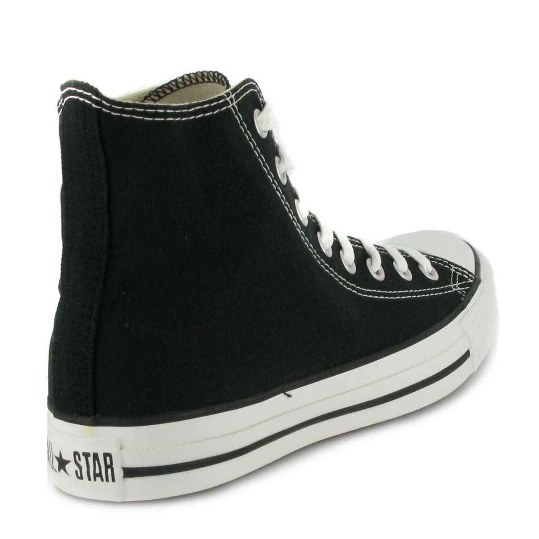 Converse Chuck Taylor All Star Core Hi, Monochrome Black, Men's 9.5, Women's 11.5 Medium