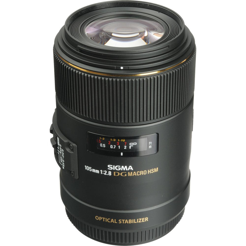 Sigma 105mm F/2.8 Ex Dg Os HSM Macro Lens for Canon 6D, 5D Mark IV, 5D Mark III, 5D Mark II, 6D Mark II, 5Dsr, 5Ds, 1Dx,