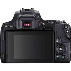 Canon EOS 250D DSLR Camera with 18-55mm Lens Black 3453C002 + EOS Bag + Sandisk Ultra 64GB Card + Cleaning Set And More International Model - Reconditioned Canon