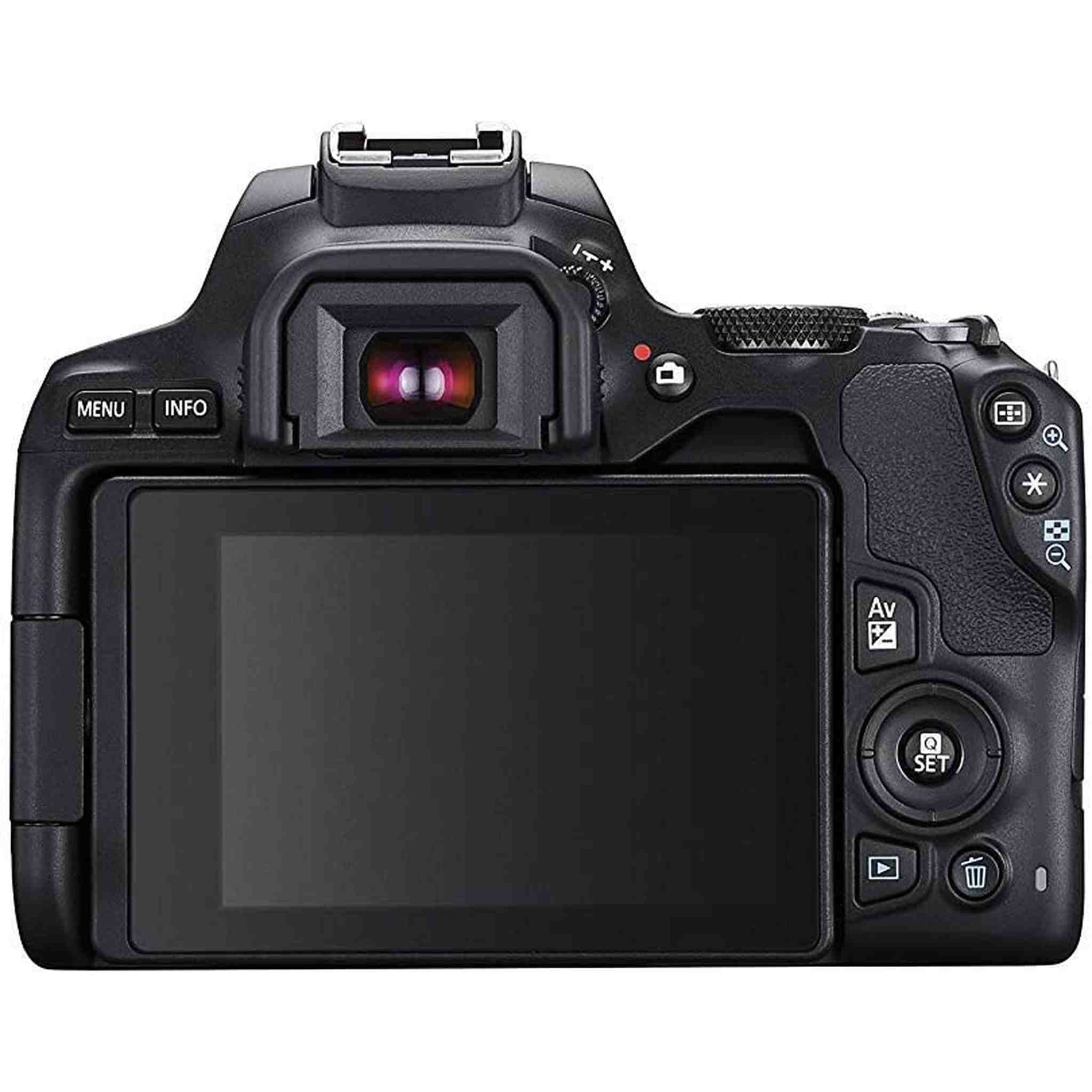 Canon EOS 250D / Rebel SL3 DSLR Camera with 18-55mm Lens Black + Creative Filter Set, EOS Camera Bag + Sandisk Ultra 64GB Card