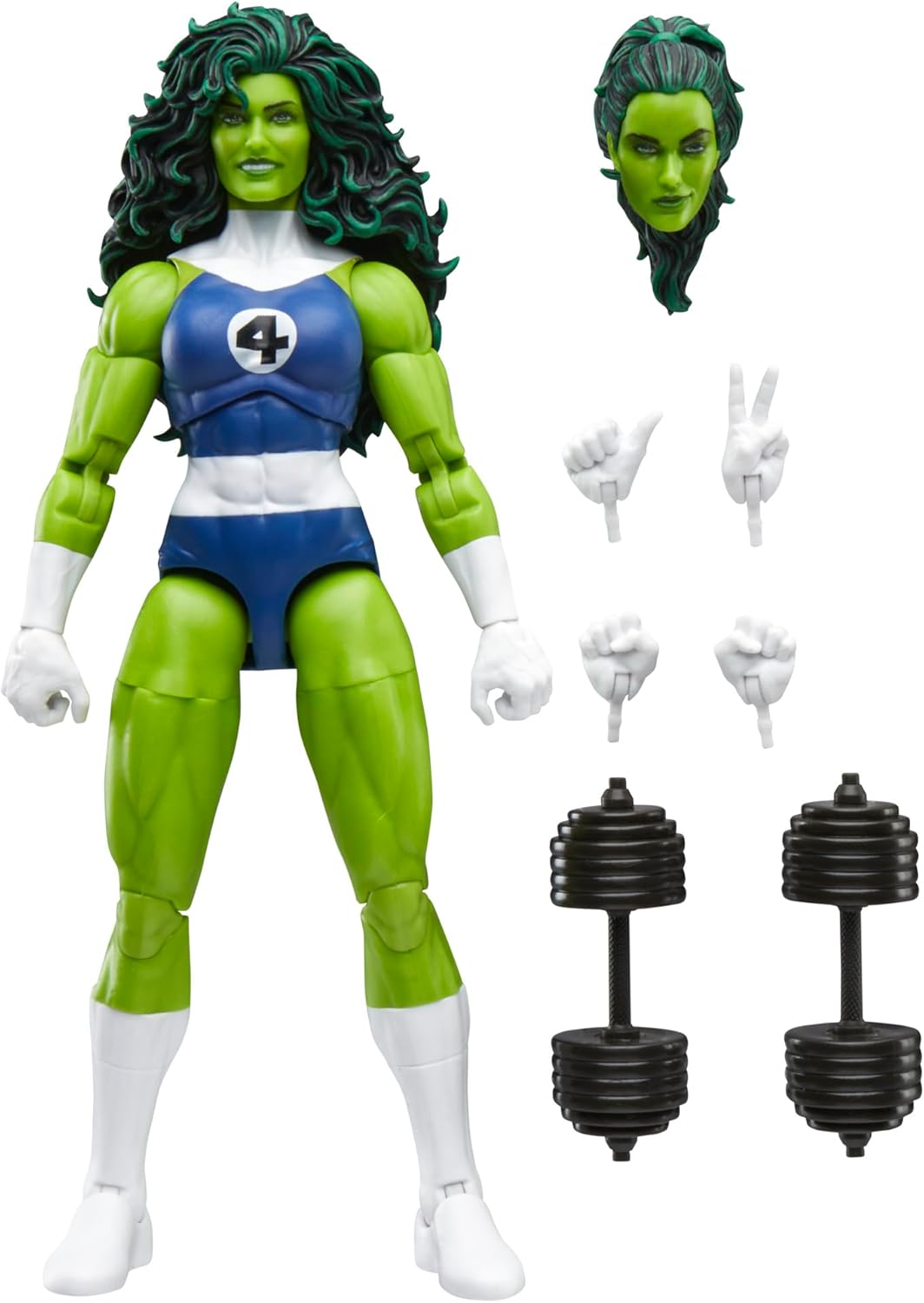 Marvel Legends Series She-Hulk Action Figure Inspired by Fantastic Four Comics