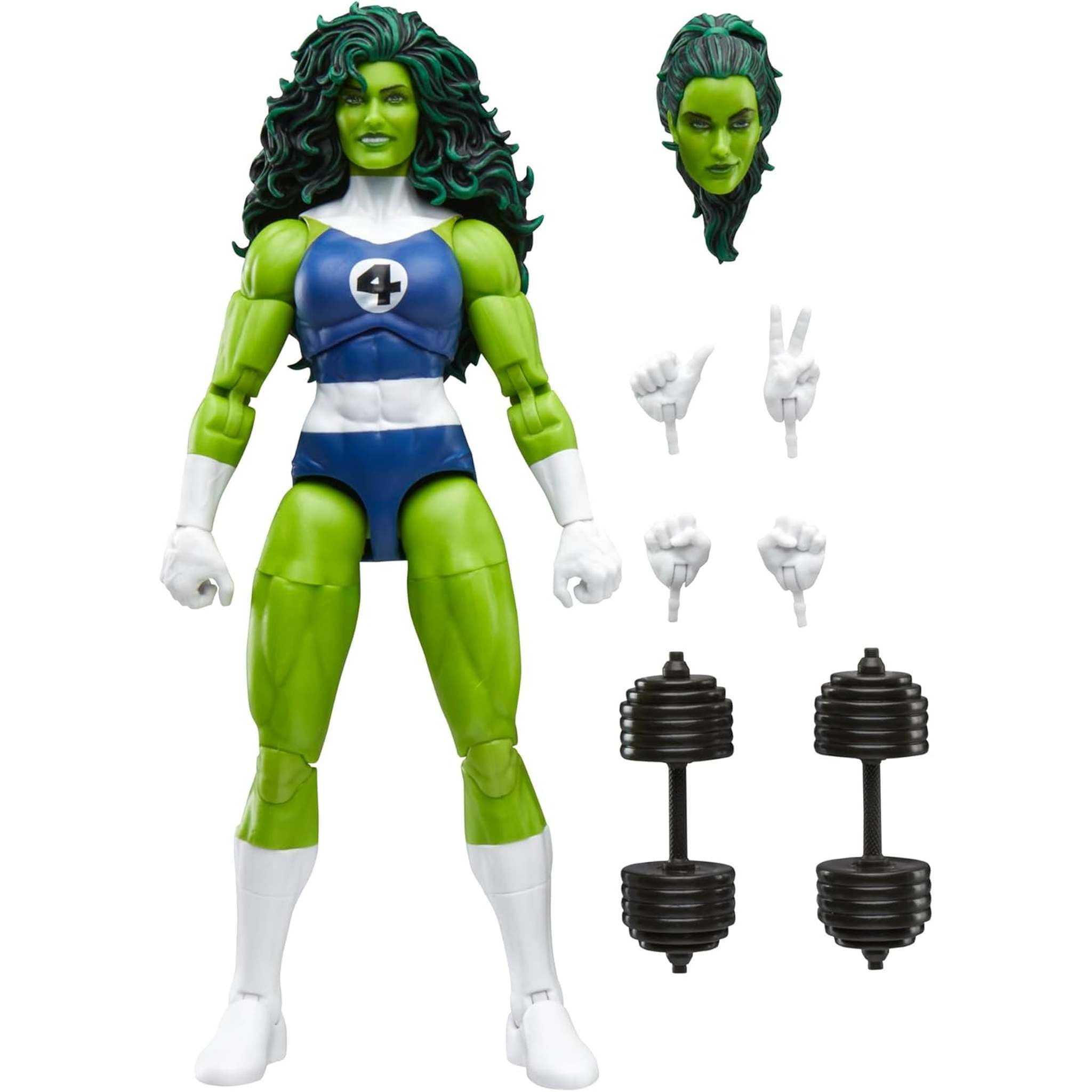 Marvel Legends Series She-Hulk Action Figure Inspired by Fantastic Four Comics