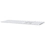 Apple Magic Keyboard with Touch ID and Numeric Keypad: Wireless, Bluetooth, Rechargeable. Works with Mac Computers with Apple Silicon; US English - White Keys