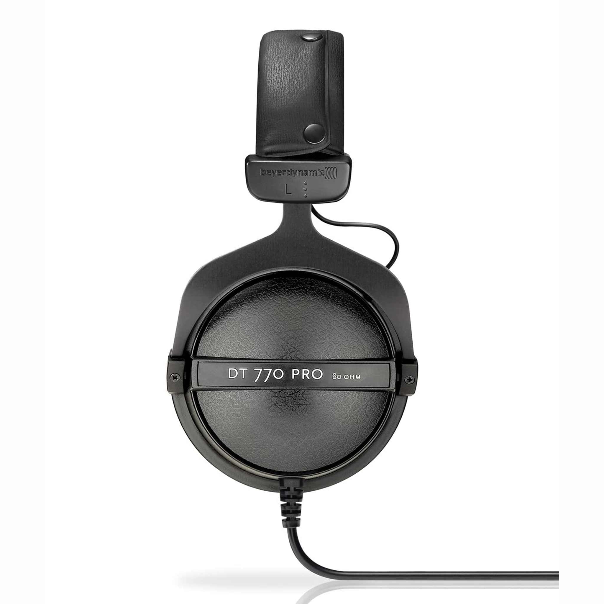 beyerdynamic DT 770 PRO 80 Ohm Over-Ear Studio Headphones in Gray. Enclosed Design, Wired for Professional Recording and Monitoring