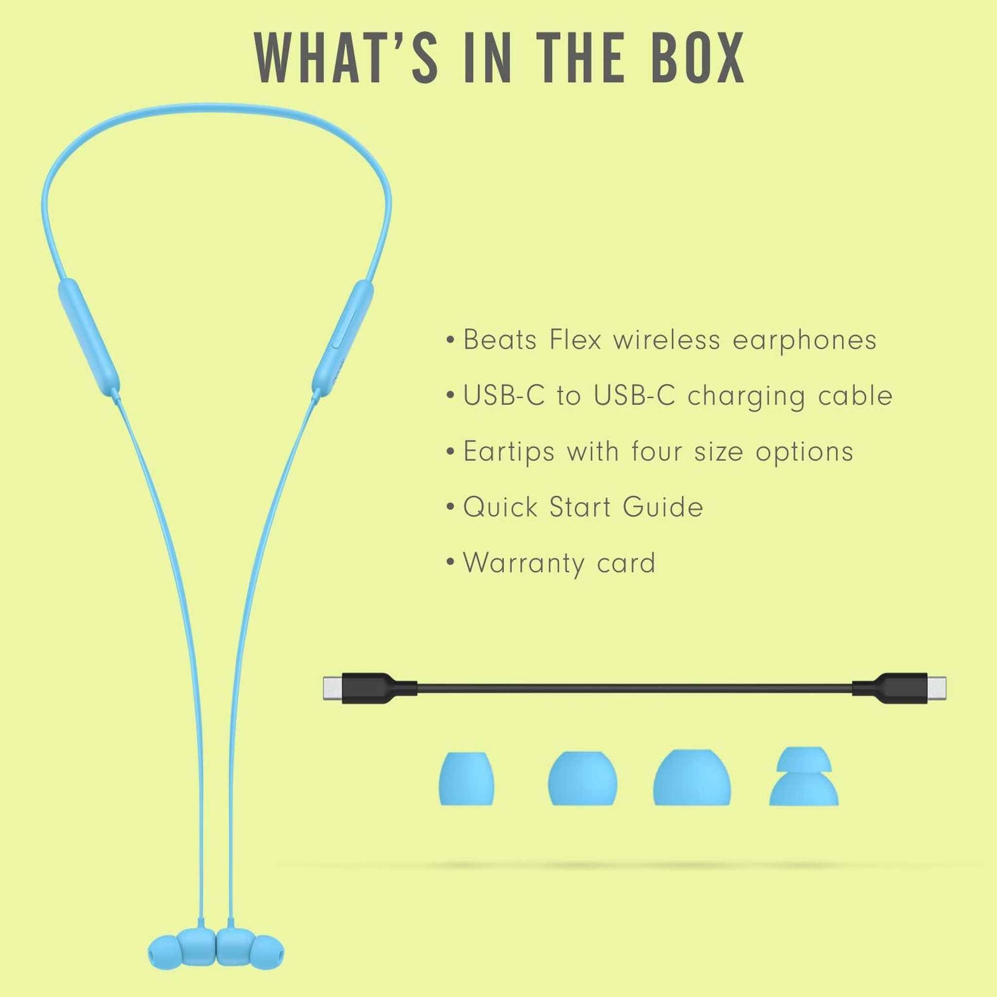 Beats Flex Wireless Earphones - Flame Blue