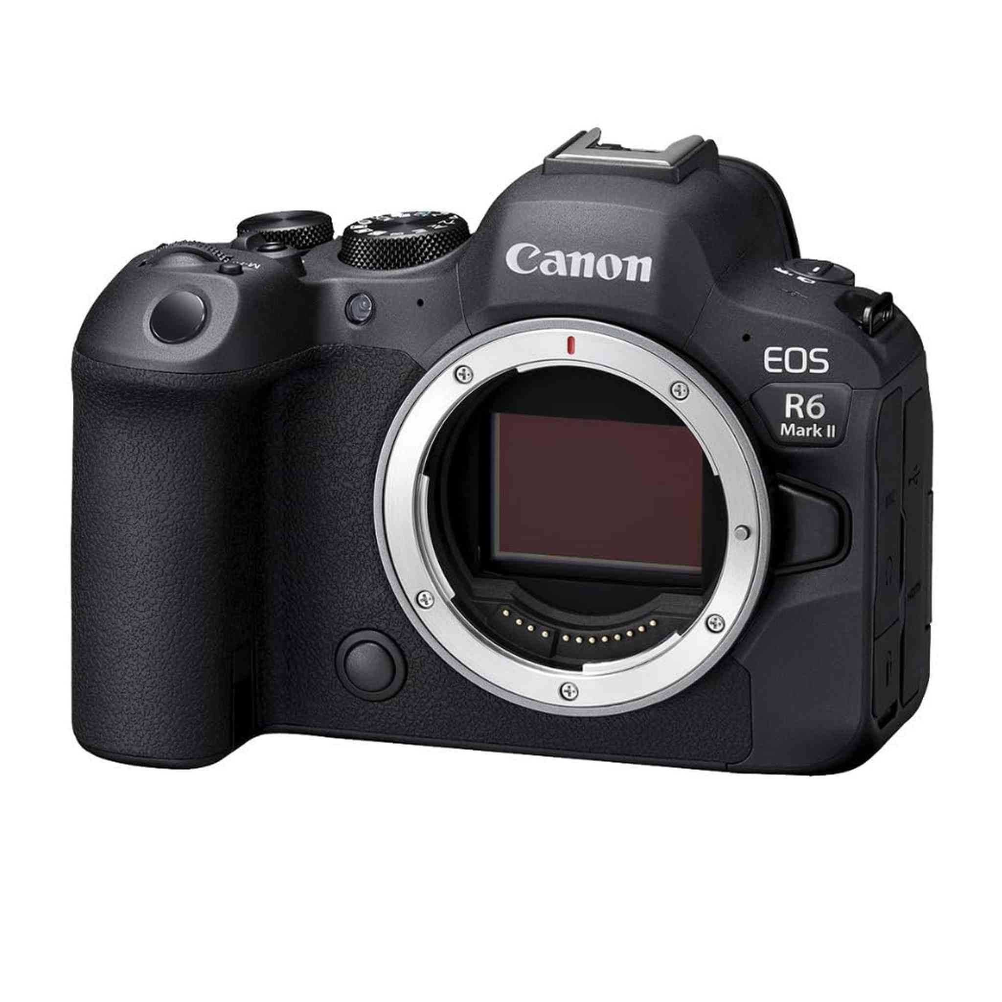 Canon EOS R6 Mark II Mirrorless Camera Body Only , Full-Frame Camera, 24.2 Megapixel CMOS Sensor, Photo and Video Capabilities, Black
