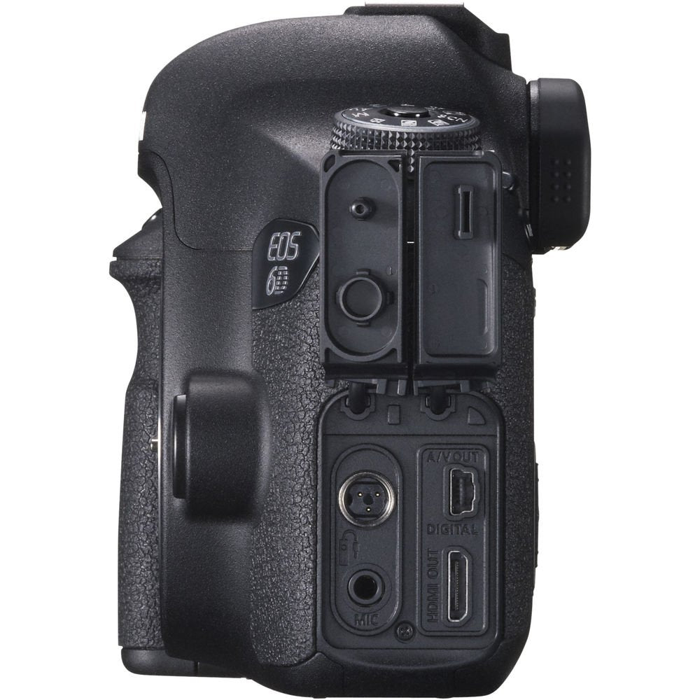 Canon EOS 6D DSLR Camera with 24mm f/2.8 STM Lens + Professional Battery Grip + UV Protection Filter + Flash + Extra Bat