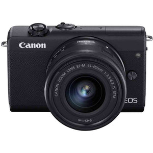 Canon EOS M200 EF-M 15-45mm is STM Kit Black Renewed - Reconditioned