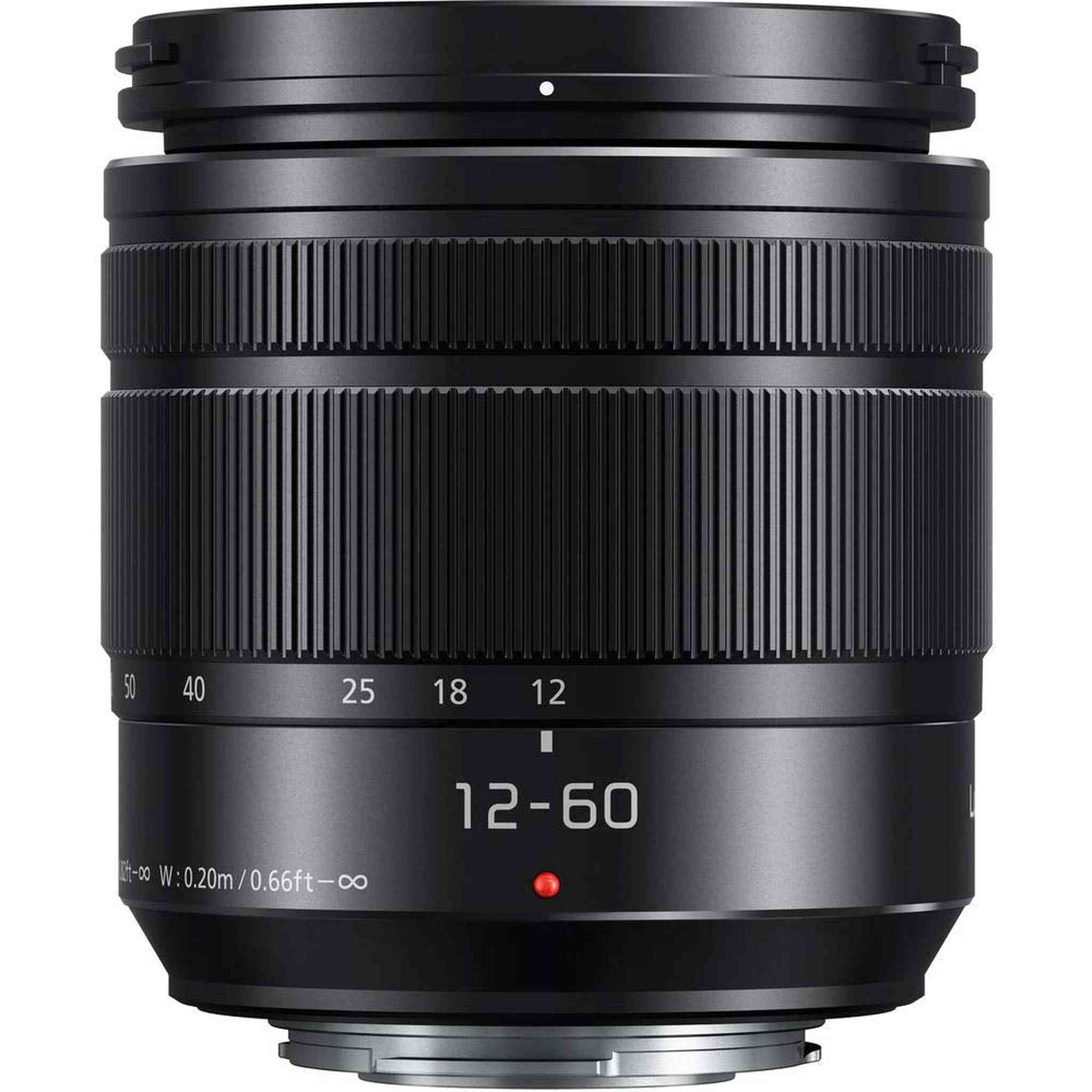 Panasonic Lumix G Vario 12-60mm f/3.5-5.6 ASPH. Power O.I.S. Lens with Pro Filter Renewed - Reconditioned Panasonic