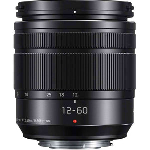 Panasonic Lumix G Vario 12-60mm f/3.5-5.6 ASPH. Power O.I.S. Lens with Pro Filter Renewed - Reconditioned Panasonic