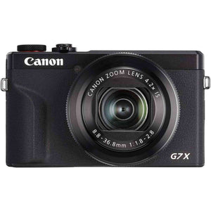Canon PowerShot G7 X Mark III Digital Camera 3637C001 + 2 x 64GB Cards + More - Reconditioned Canon