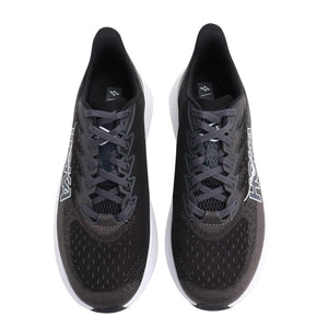 Hoka Men's Mach 6 Sneaker, Black/White, 10.5