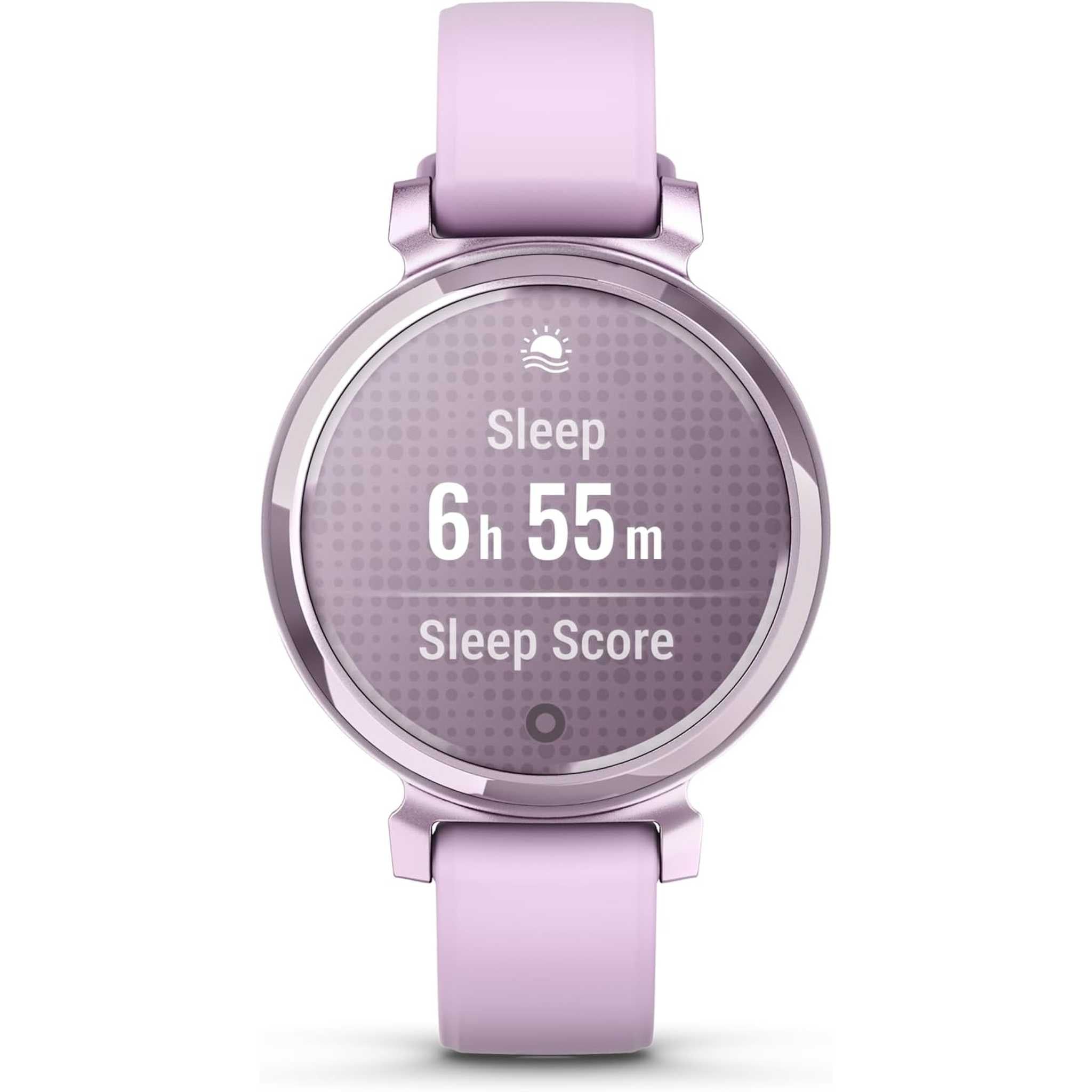 Garmin Lily 2, Small and Stylish Smartwatch, Hidden Display, Patterned Lens, Up to 5 Days Battery Life, Lilac