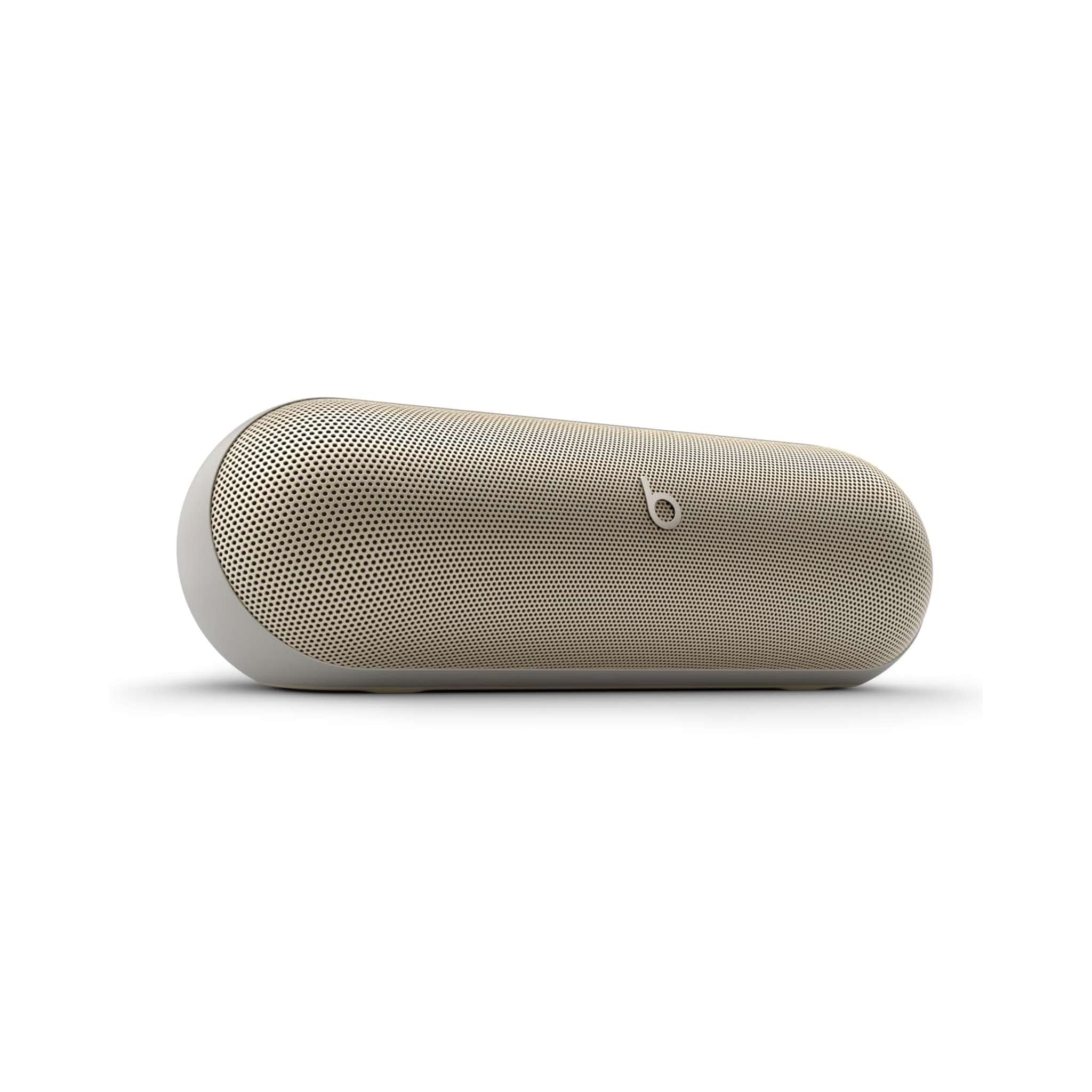 Beats Pill - Wireless Bluetooth Speaker and Portable Charger via USB-C - Up to 24 Hours Battery Life, IP67 Water Resistant, Apple & Android Compatible, Built-in Microphone - Champagne Gold Beats