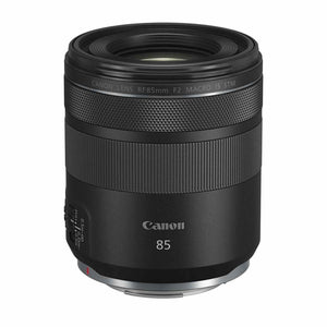 Canon RF 85mm F2 Macro is STM, Compact Medium-Telephoto Black Lens 4234C002