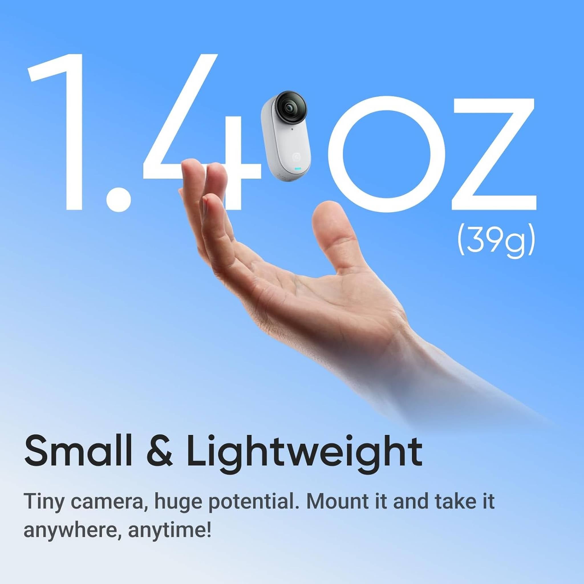 Insta360 GO 3S 64GB + Invisible Selfie Stick + Mount Adapter Bundle + More