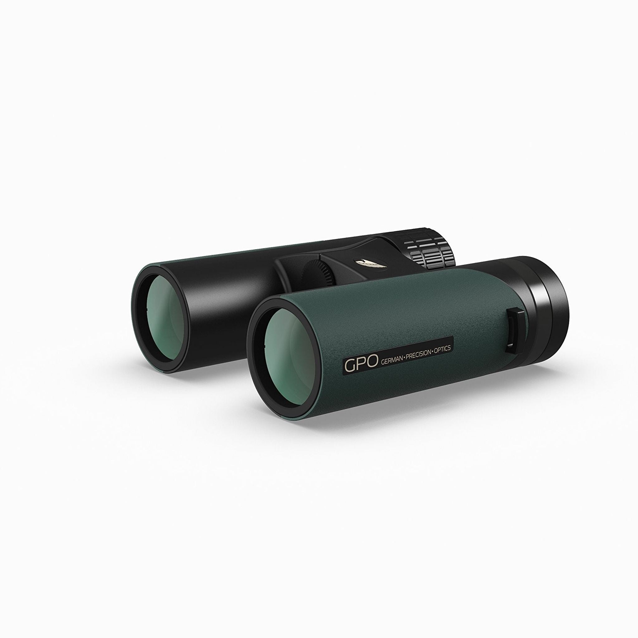 GPO German Precision Optics Passion ED 8x32mm Schmidt-Pechan Prism Binoculars, Lightweight Binocular for Hunting, Wildlife Observation or Sports, Deep Green Magnesium Micro-Bridge & Body B301