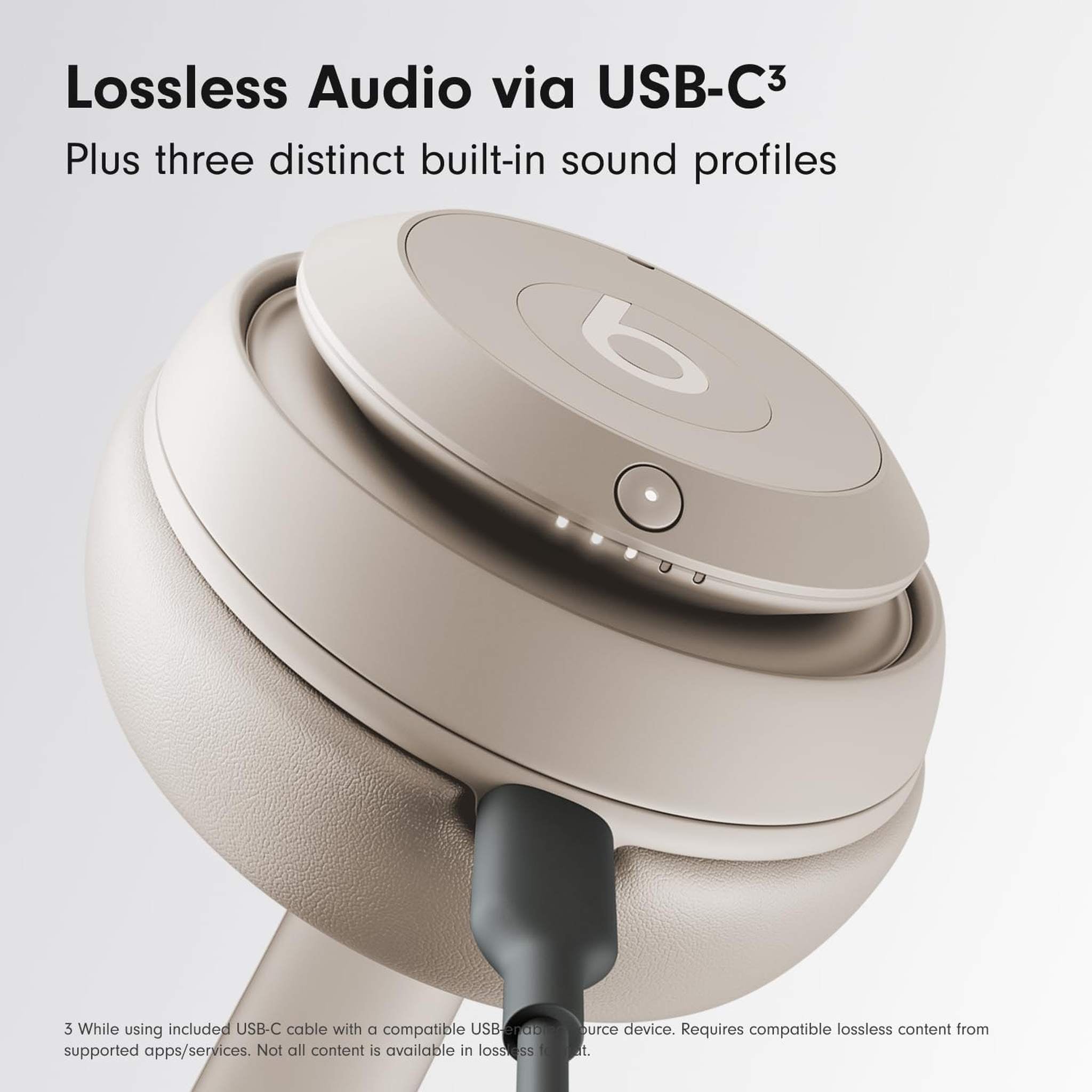 Beats Studio Pro - Wireless Bluetooth Noise Cancelling Headphones Sandstone - Reconditioned