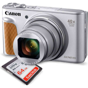 Canon PowerShot SX740 HS Digital Camera Silver International Version 2956C001 Canon