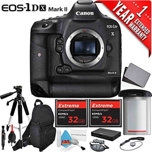 Canon EOS 1Ds Mark II DSLR Camera Two 32GB Extreme CF Compact Flash Memory Cards International Model Combo Canon