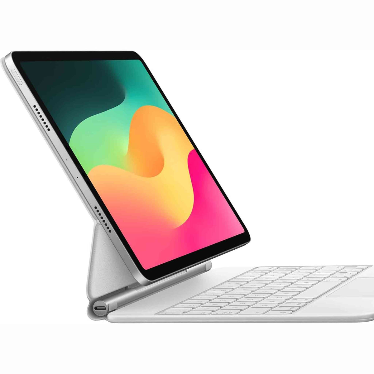 Apple Magic Keyboard: iPad Keyboard case for iPad Pro 11-inch (1st, 2nd, 3rd, 4th gen) and iPad Air (4th, 5th gen, and M2), Great Typing Experience, Built-in trackpad, US English - White