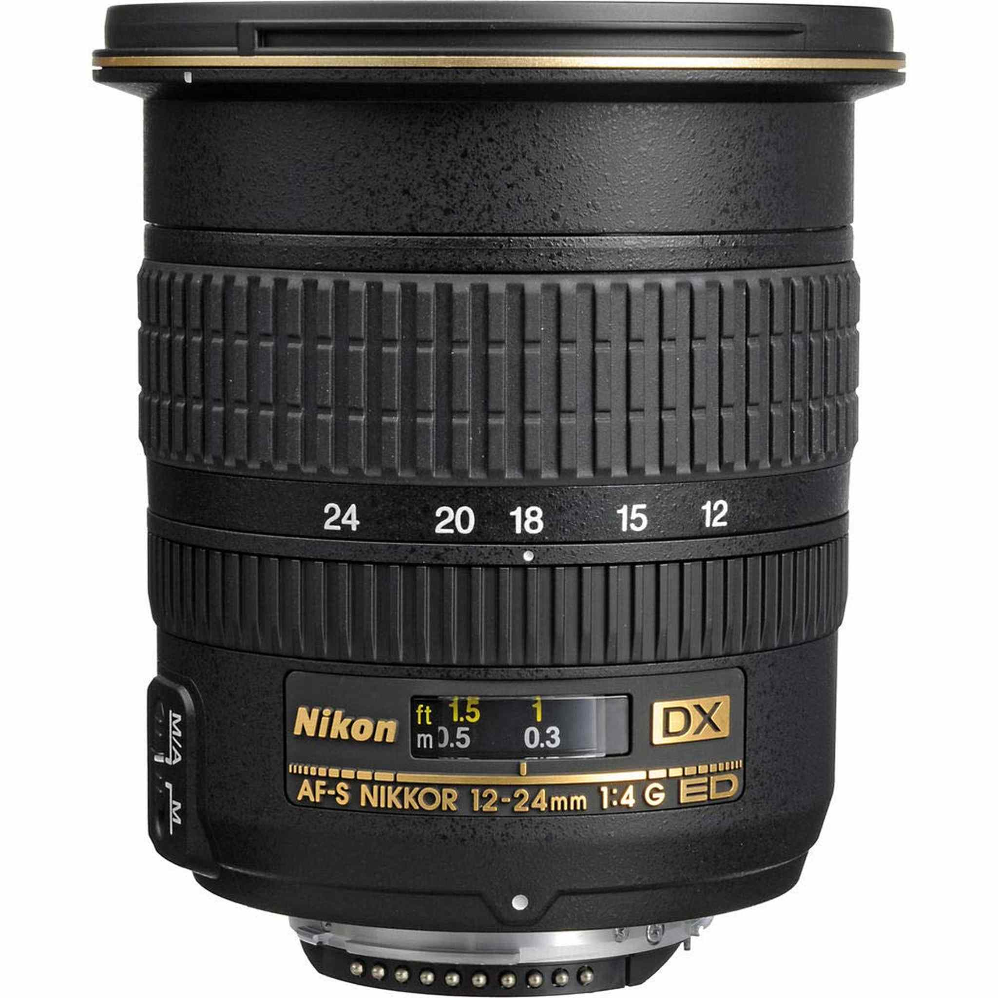 Nikon AF-S DX Zoom-NIKKOR 12-24mm f/4G IF-ED Lens for Nikon F Mount + Accessories International Model with 2 Year Warra