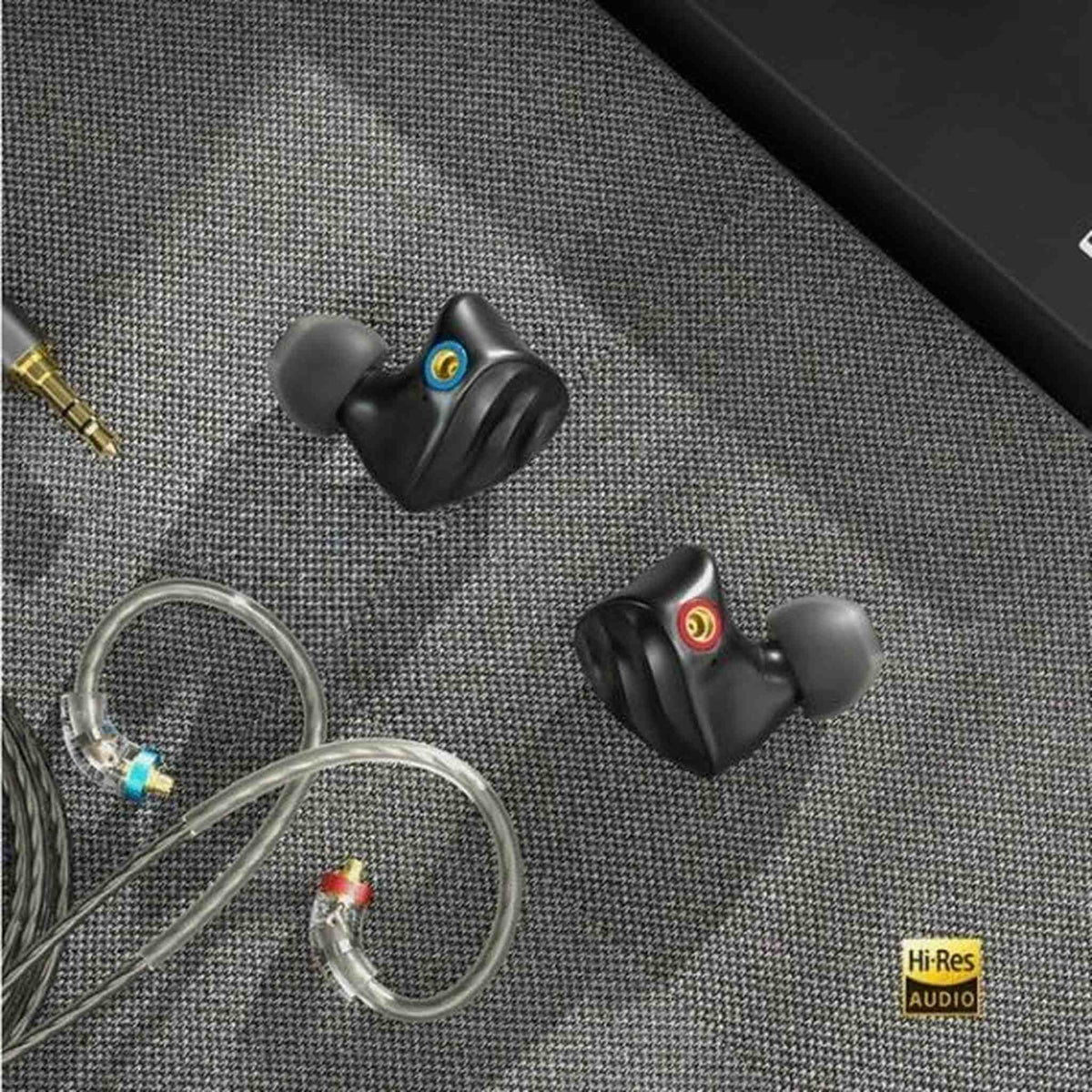 FIIO FH3 HiFi Earphones 3 Drivers 1 Dynamic + 2 Knowles BA , in-Ear Earphones High Resolution, Bass Sound, High Fidelity for Smartphone/PC/Tablet