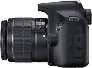 Canon EOS 2000D DSLR Camera with EF-S 18-55mm f/3.5-5.6 IS II Lens Intl Model with Memory Kit, Case, Tripod, and More