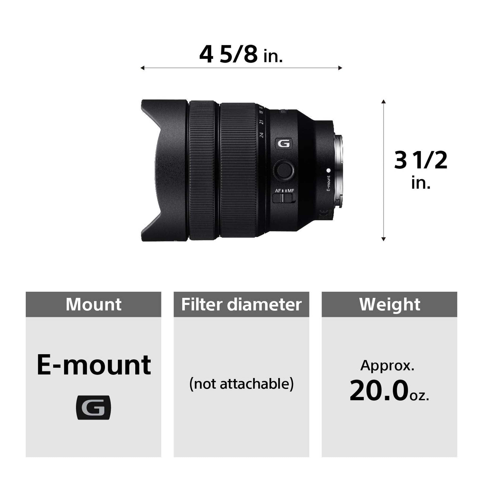 Sony - FE 12-24mm F4 G Wide-angle Zoom Lens SEL1224G - Used Sony