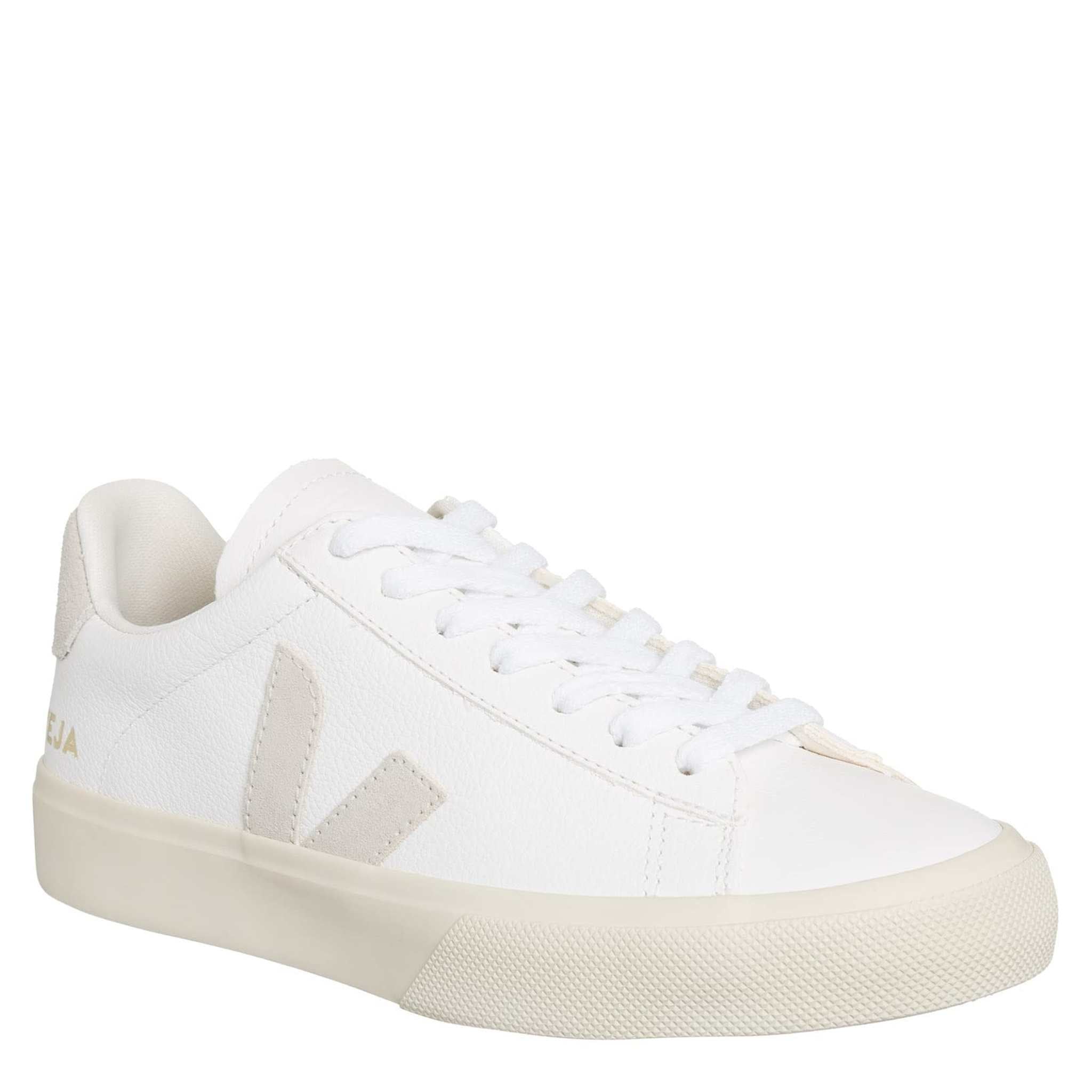 Veja Women's Campo Sneakers, Extra White/Natural Suede, 5 Medium US