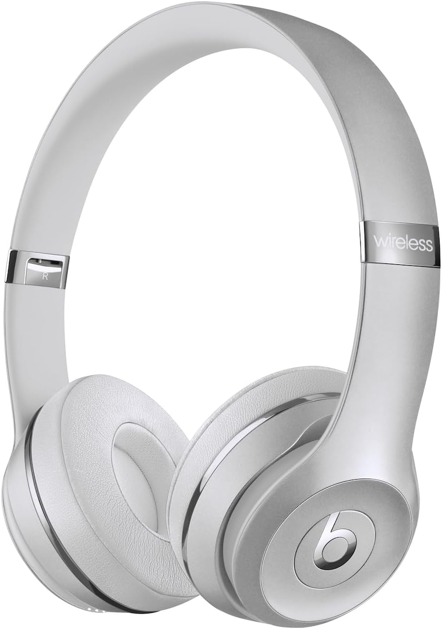 Beats Solo3 Wireless On-Ear Headphones - Silver (Latest Model)