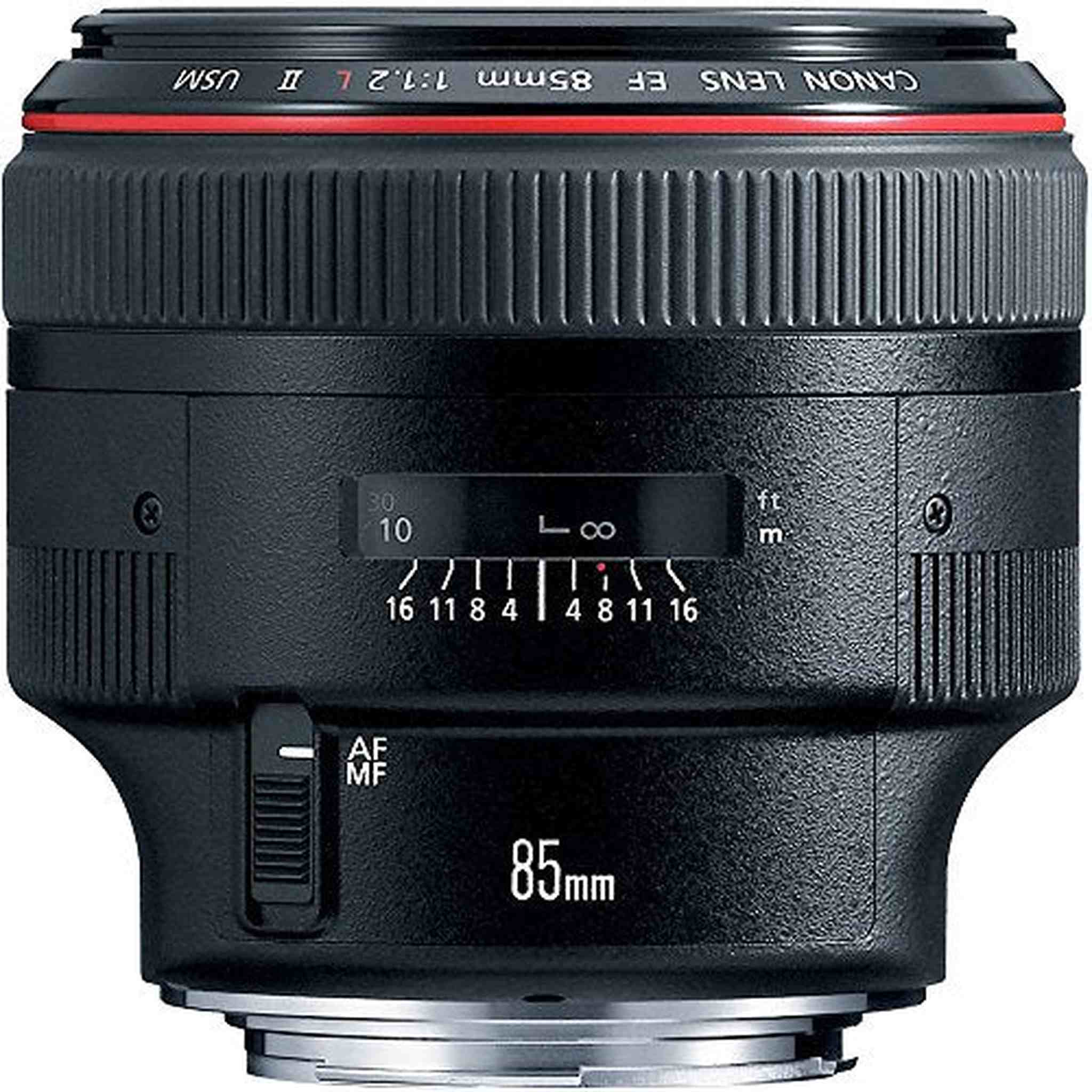 Canon EF 85mm f/1.2L II USM Lens for Canon EF Mount + Accessories International Model with 2 Year Warranty - Used Canon