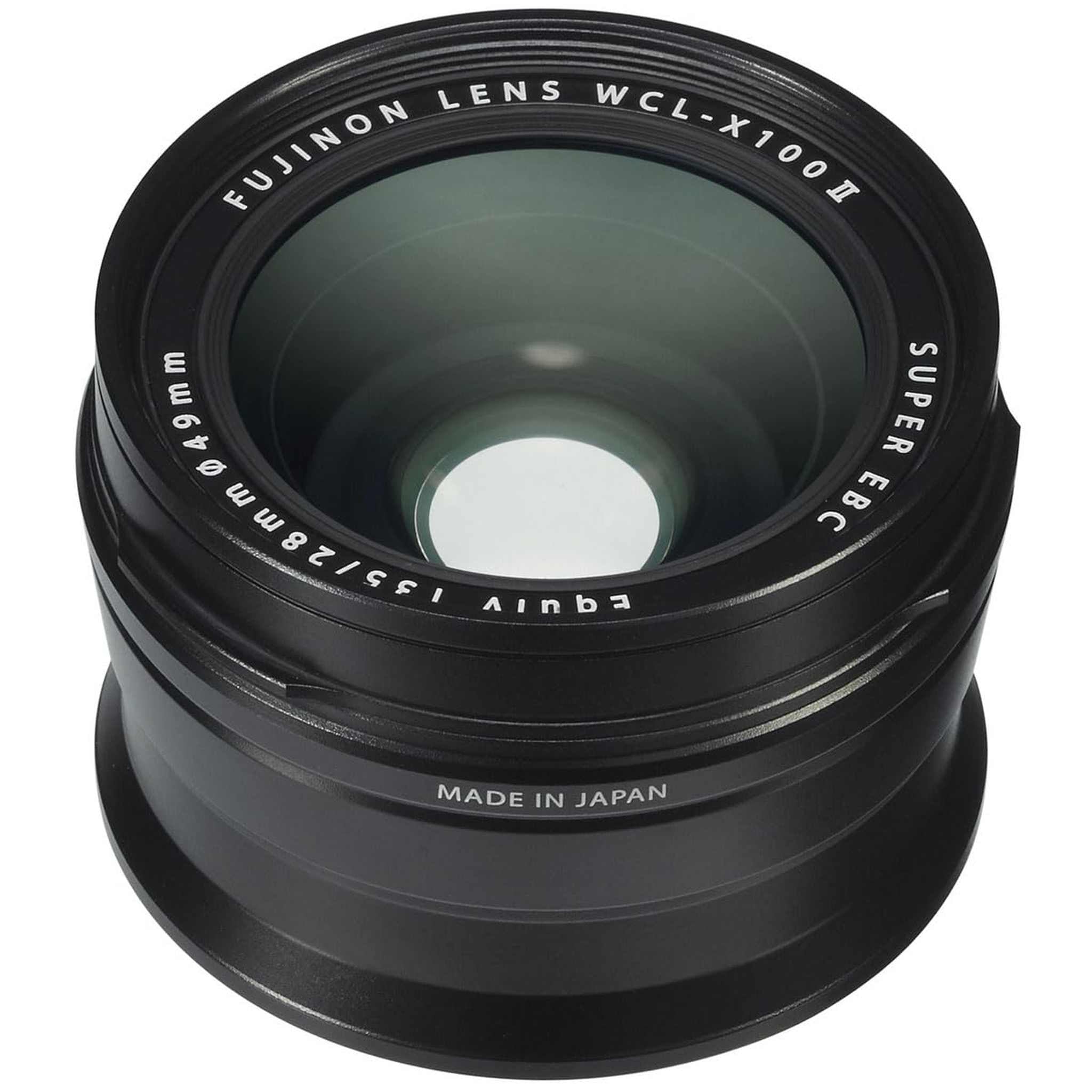 Fujifilm Fujinon Wide Conversion Lens for X100 Series Camera, Black WCL-X100 B II Fujifilm