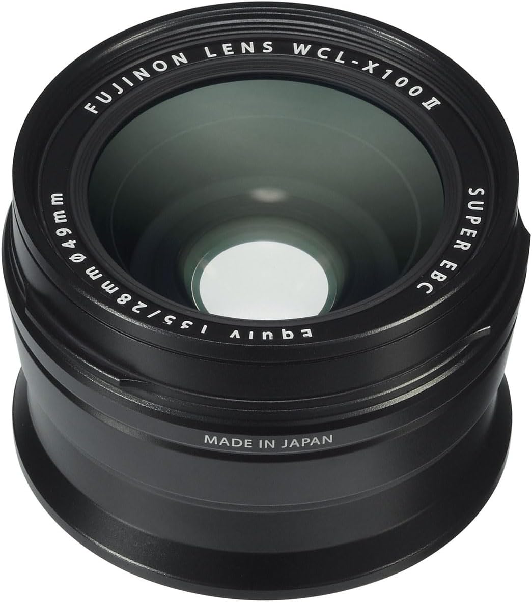Fujifilm Fujinon Wide Conversion Lens for X100 Series Camera, Black WCL-X100 B II