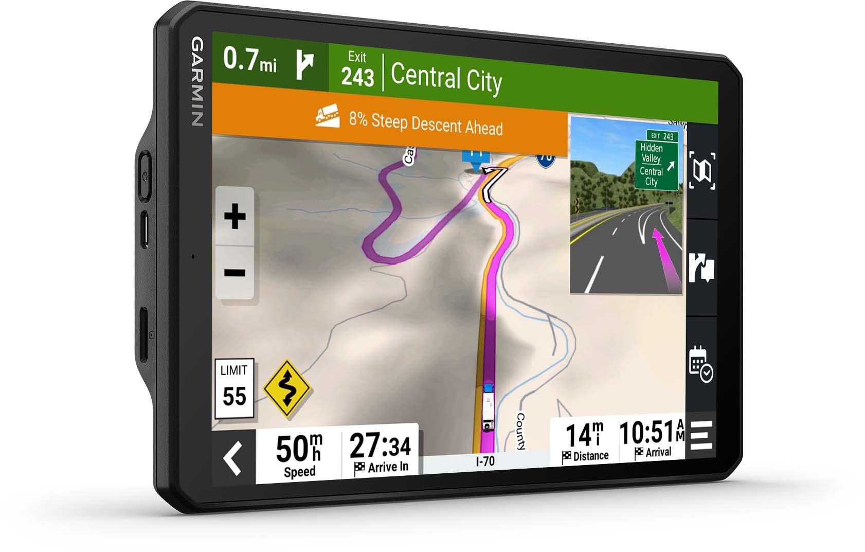 Garmin RV 895, Large, Easy-to-Read 8” GPS RV Navigator, Custom RV Routing, High-Resolution Birdseye Satellite Imagery, Directory of RV Parks and Services, Landscape or Portrait View Display