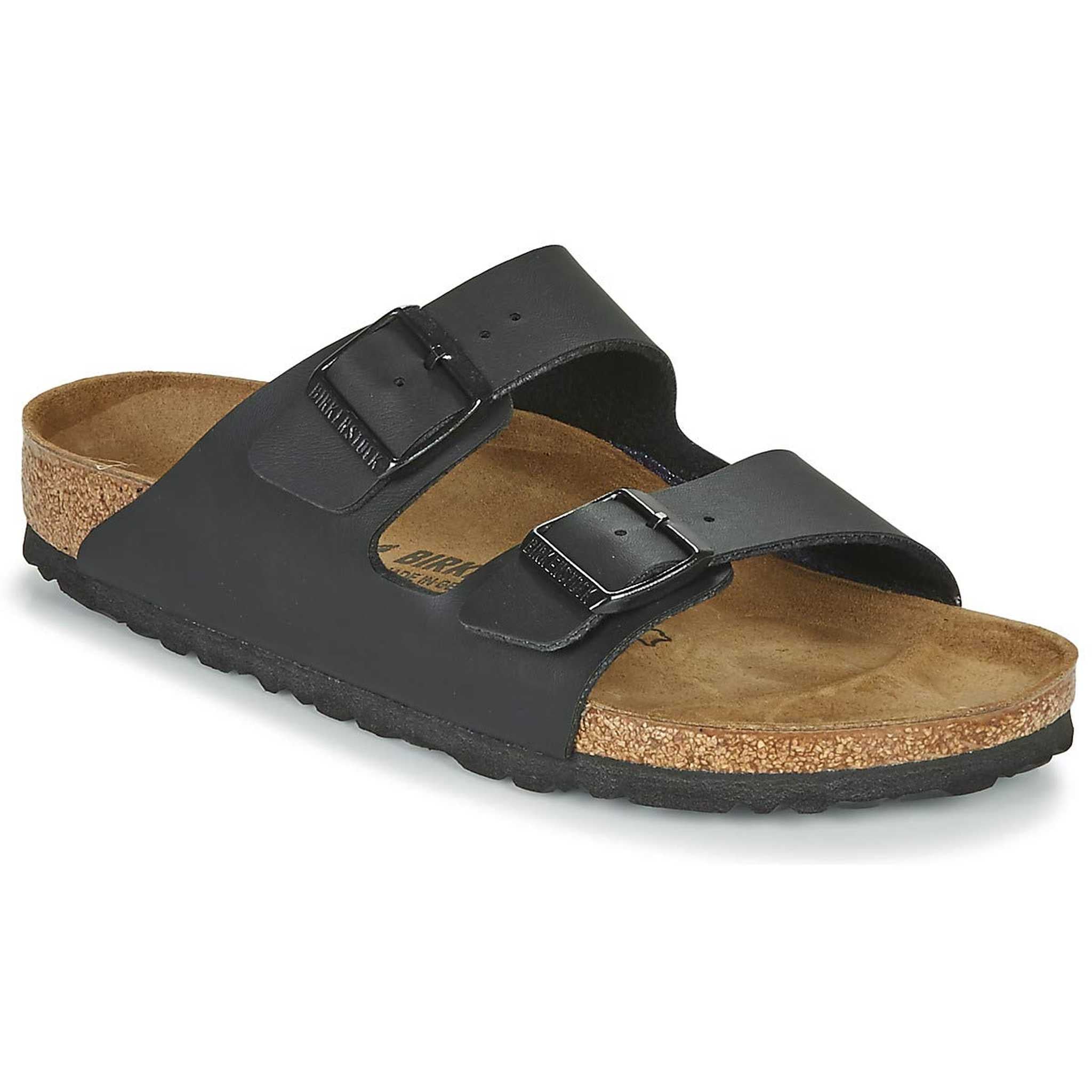 Birkenstock BIRK-51793 Arizona Sandals, Black, 38 EU Regular/ 7-7.5 Narrow Birkenstock