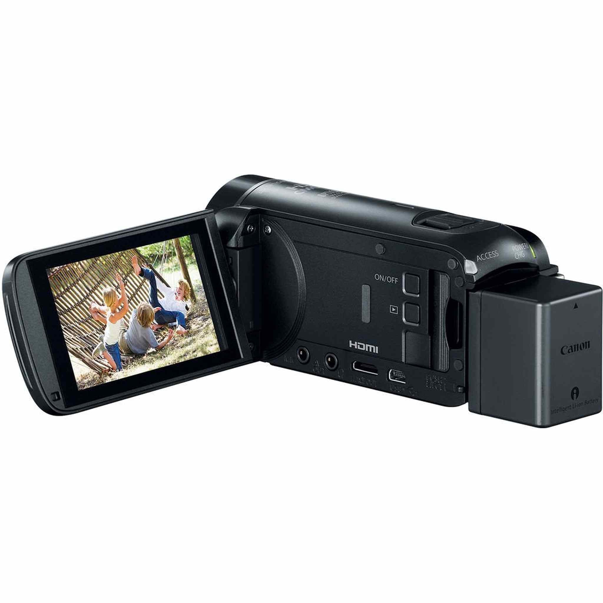 Canon VIXIA HF R800 Camcorder Black Advanced Accessory Bundle - Used Canon